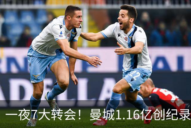 一夜7大转会！曼城1.16亿创纪录，渣叔接手德国队，英超意甲西甲全线大洗牌